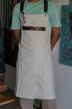 Unisex - split leg apron